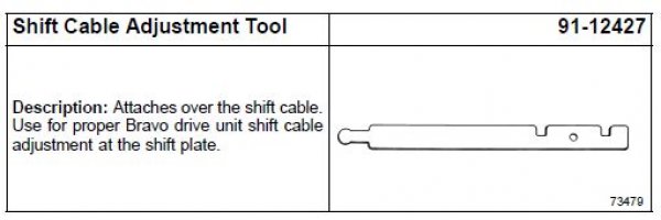 Shift Cable Adjustment Tool